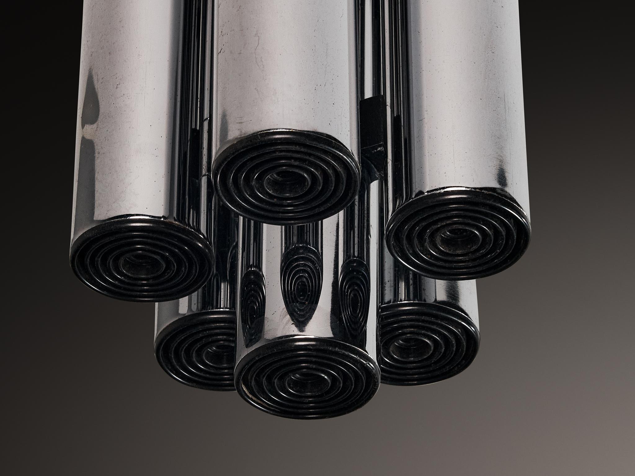 Late 20th Century Post-Modern Targetti Sankey Chandelier For Sale