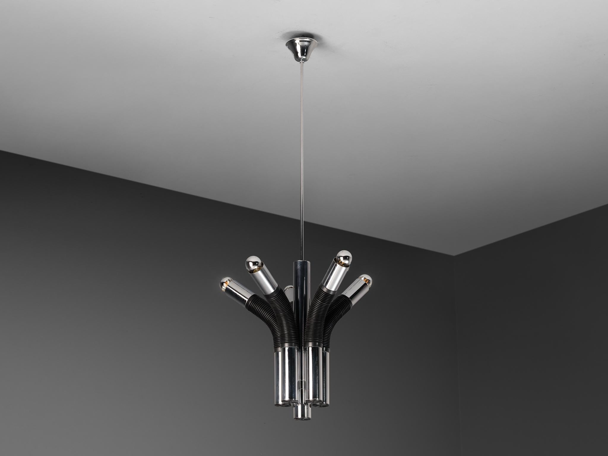 Steel Post-Modern Targetti Sankey Chandelier For Sale