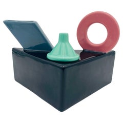 Tetera postmoderna de Peter Langer para Feltman Langer c.1980s