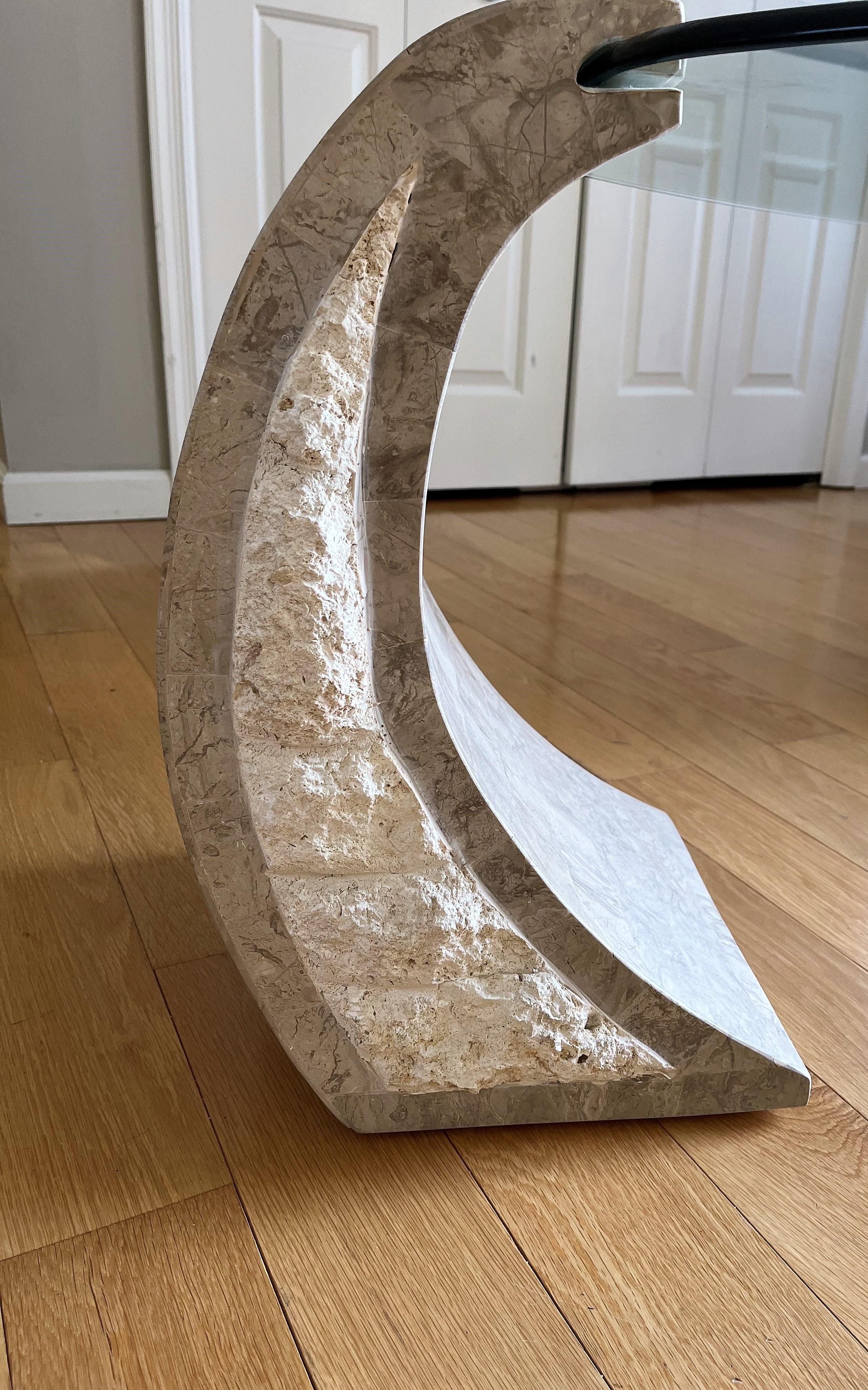 Post-Modern Tessalated Coffee Table in the style of Maitland Smith In Good Condition For Sale In Southampton, NJ