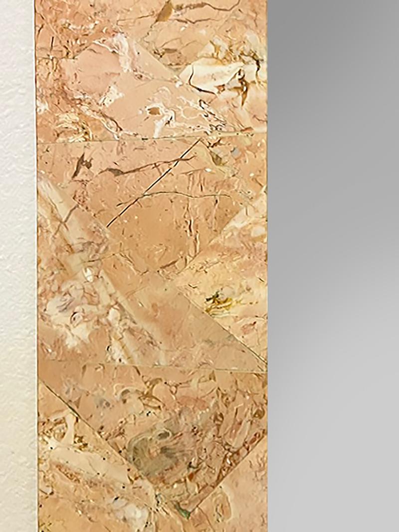 20th Century Post-modern Tessellated Stone Mirror, Maitland Smith Attributed For Sale