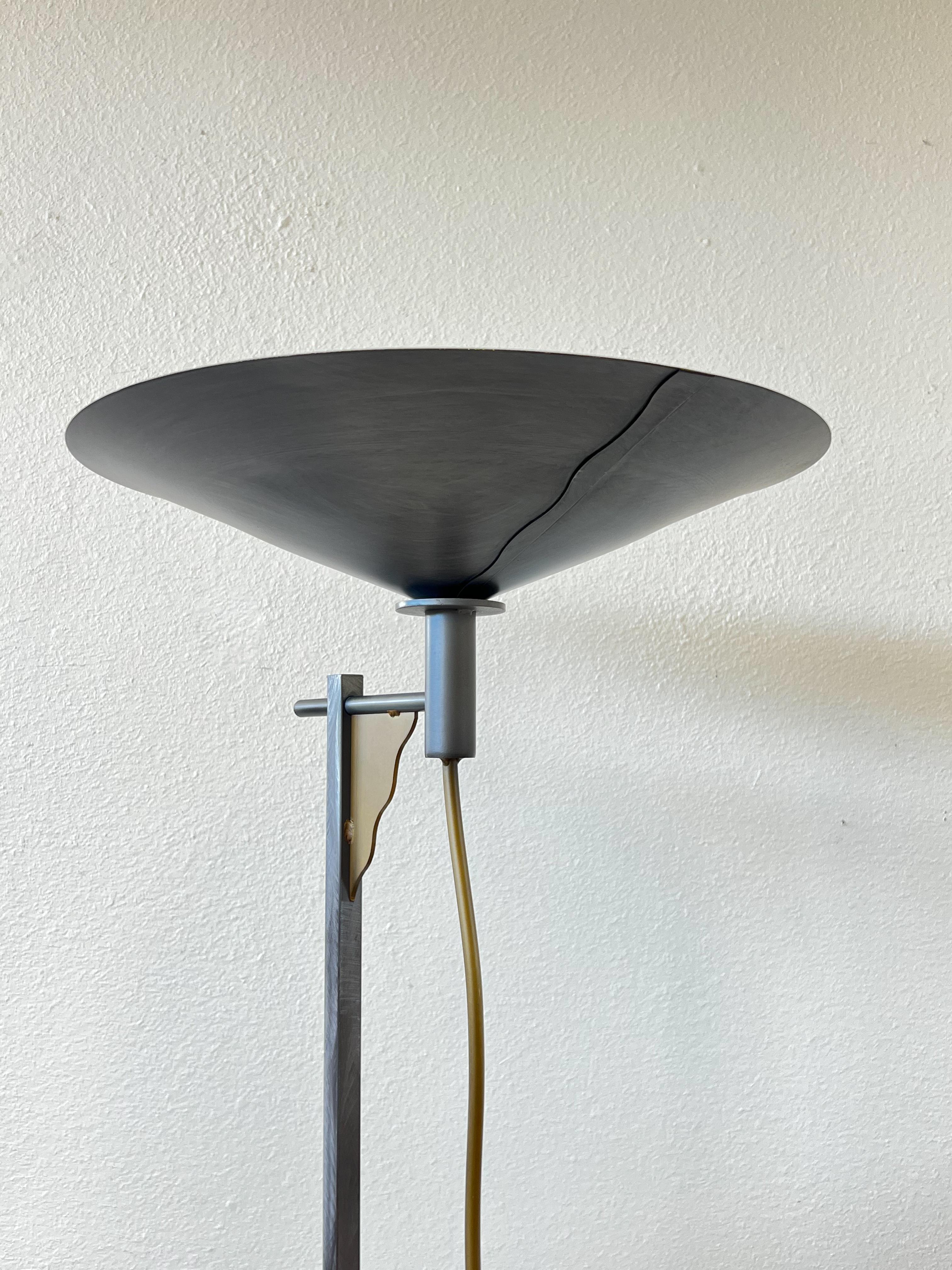 Post-Modern Torchiere Floor Lamp by Kovacs In Excellent Condition For Sale In Palm Springs, CA