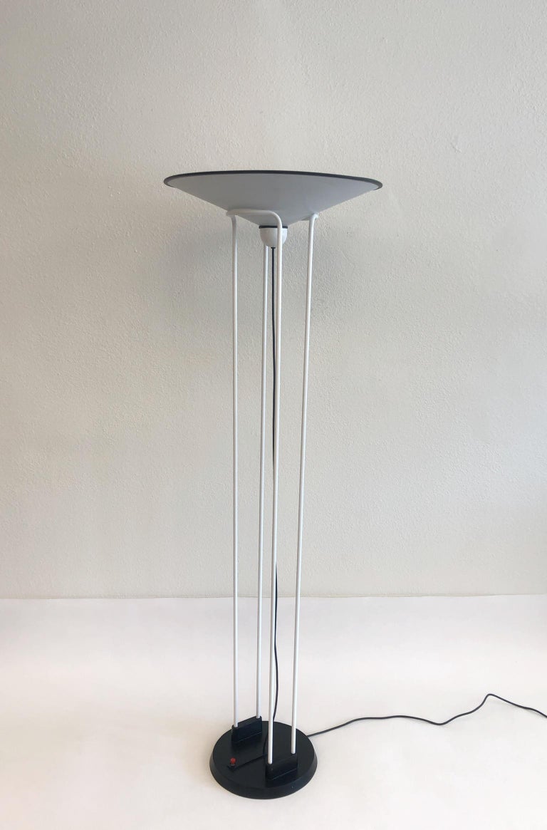 Postmodern Torchiere Floor Lamp by Ron Rezek For Sale at 1stDibs