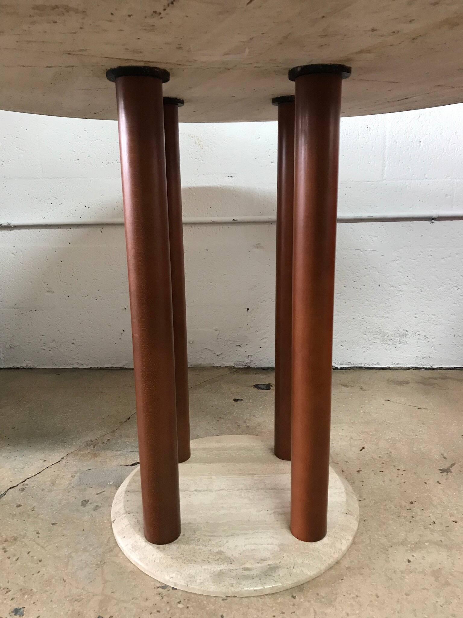 steel round table base