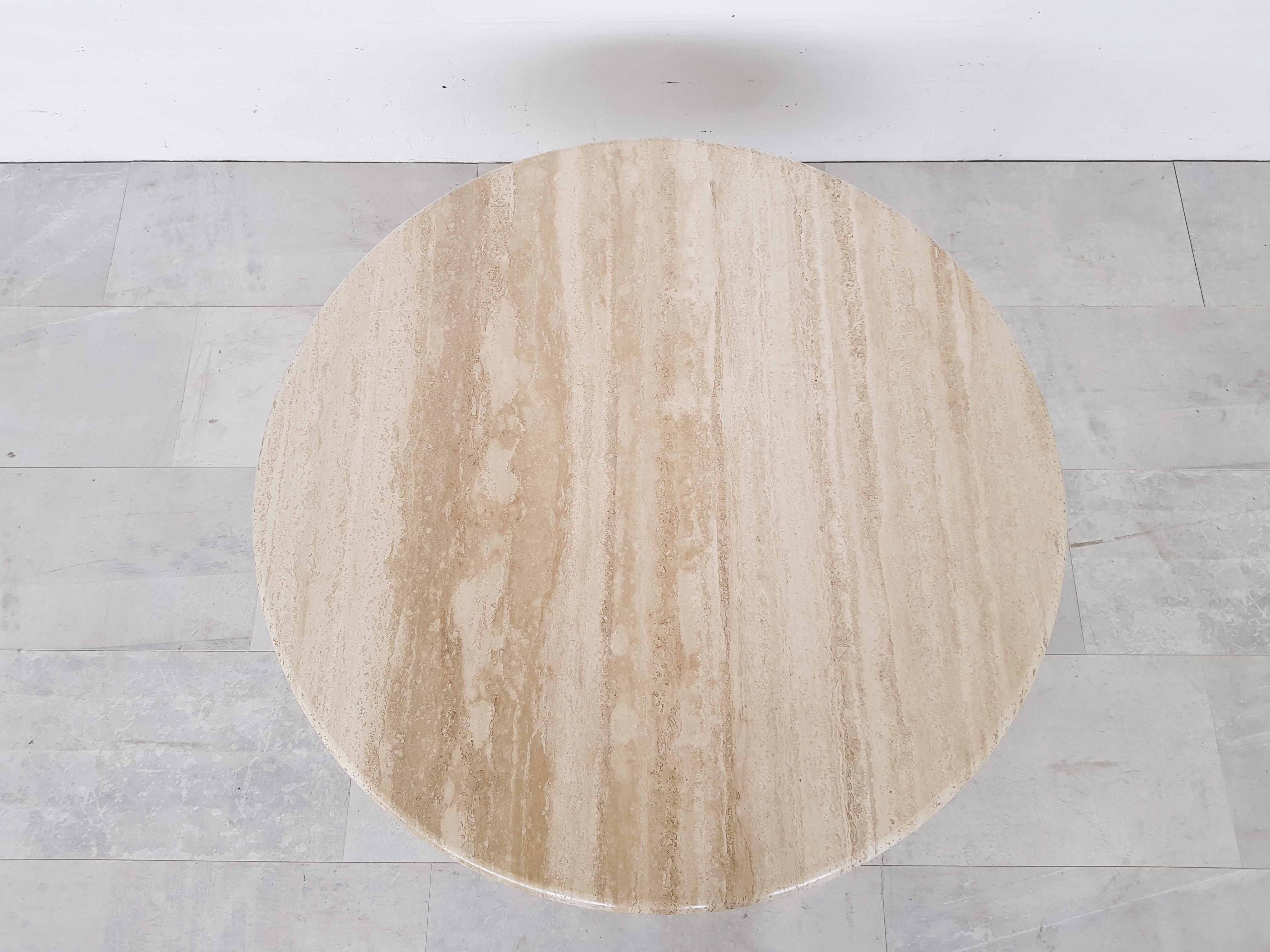 Postmodern Travertine Occasional Table by Peter Draenert 4