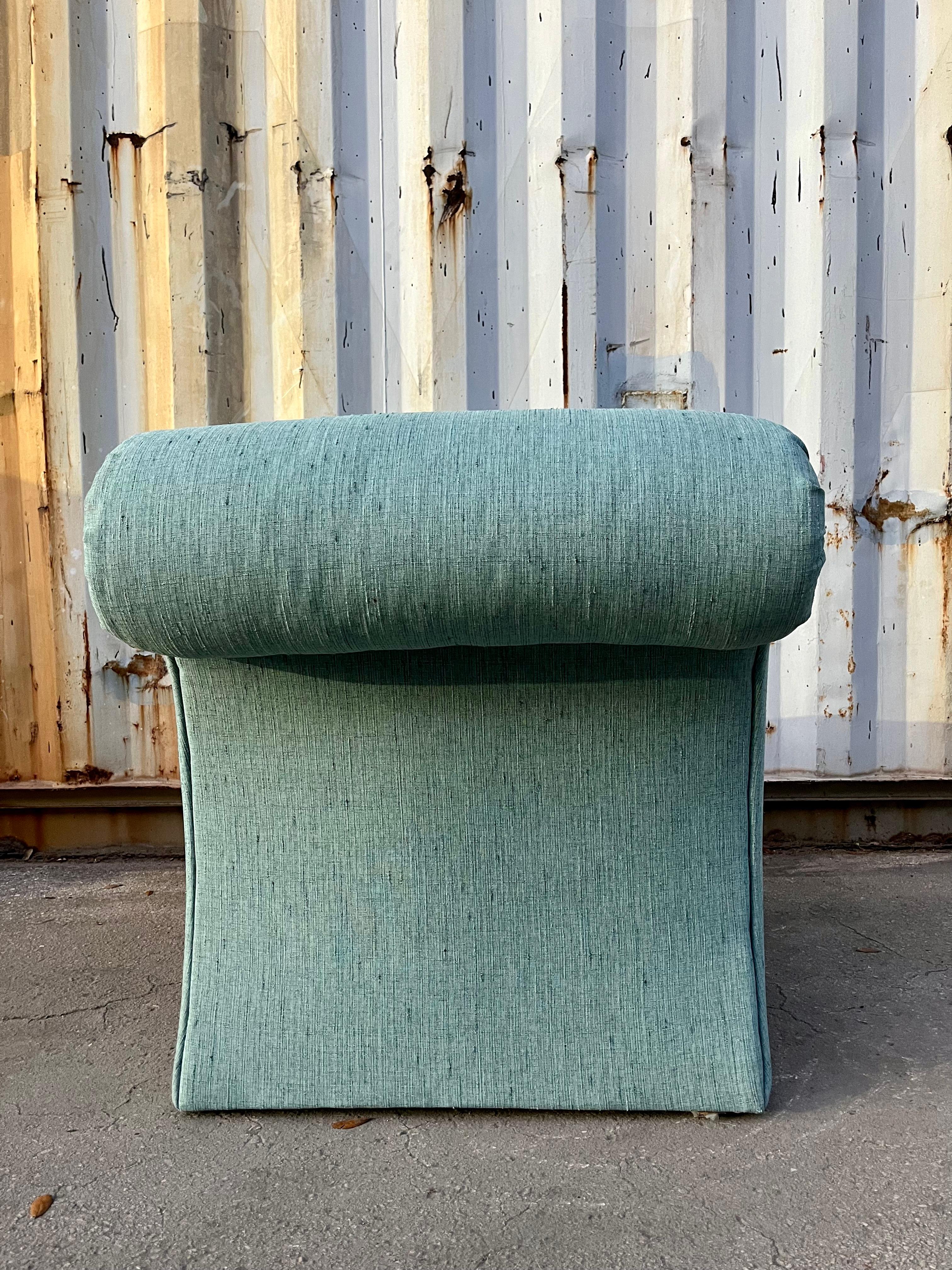 Silla tapizada Post Modern de Schweiger Industries. C Años 80 en venta 2