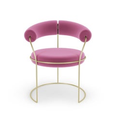 Post-Modern Upholstered Roxy Dining Chair by Draga & Aurel