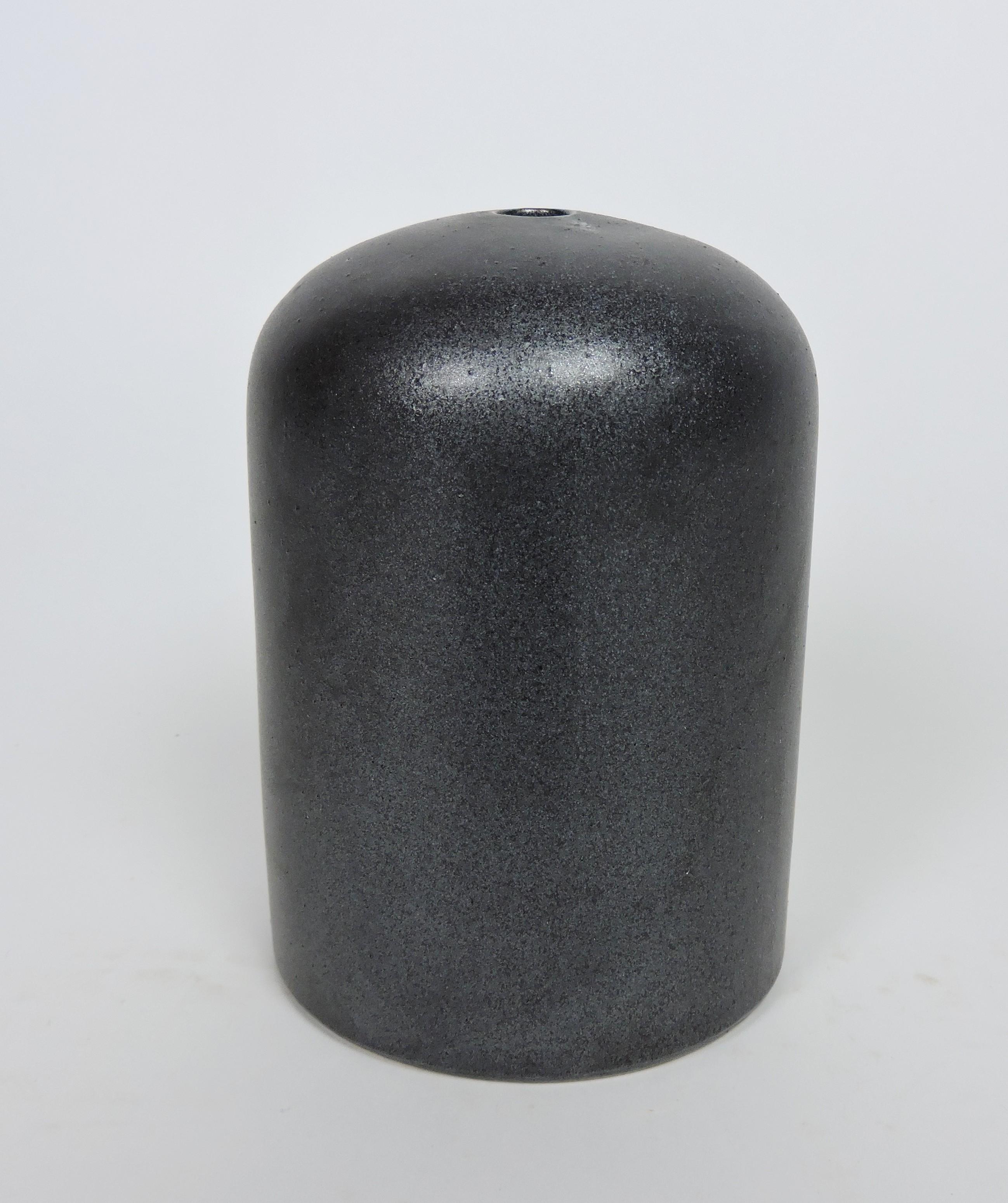 Post-Modern Post Modern Victor Carranza Minimalist Mikasa Art Pottery Cylinder Ceramic Vase For Sale
