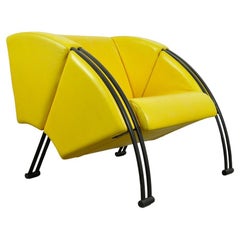 Post-modern vintage design armchair by Young International, 1980s