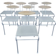 Postmoderne Vintage-Esszimmerstühle von Massimo Iosa Ghini für Moroso, 8er-Set