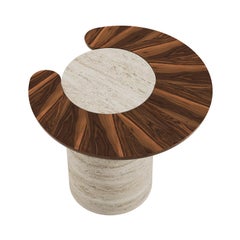 Post-Modern Viotti Side Table in Marble by Mavo Atelier, Handmade Portugal