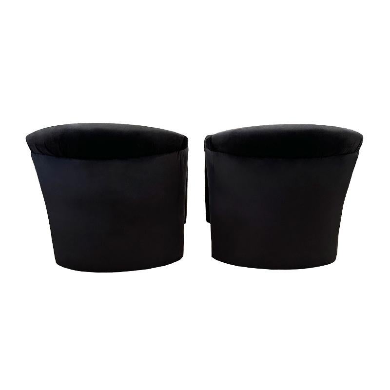 Post Modern  Chairs attributed to Vladimir Kagan, a pair In Good Condition For Sale In Wichita, KS
