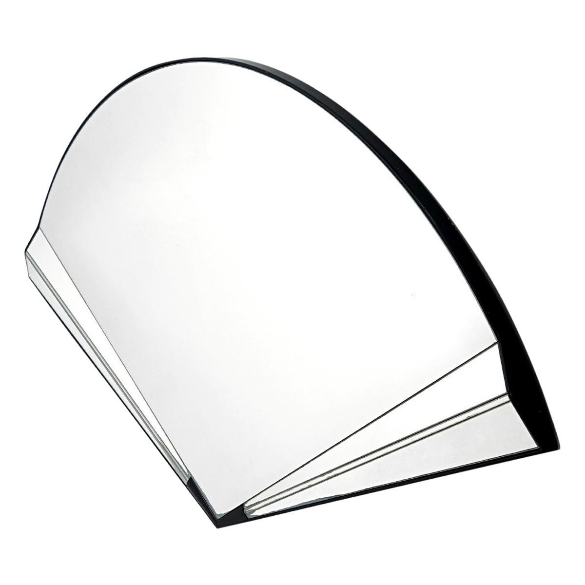 Post-Modern Wall Mirror in the Shape of a Handheld Fan For Sale