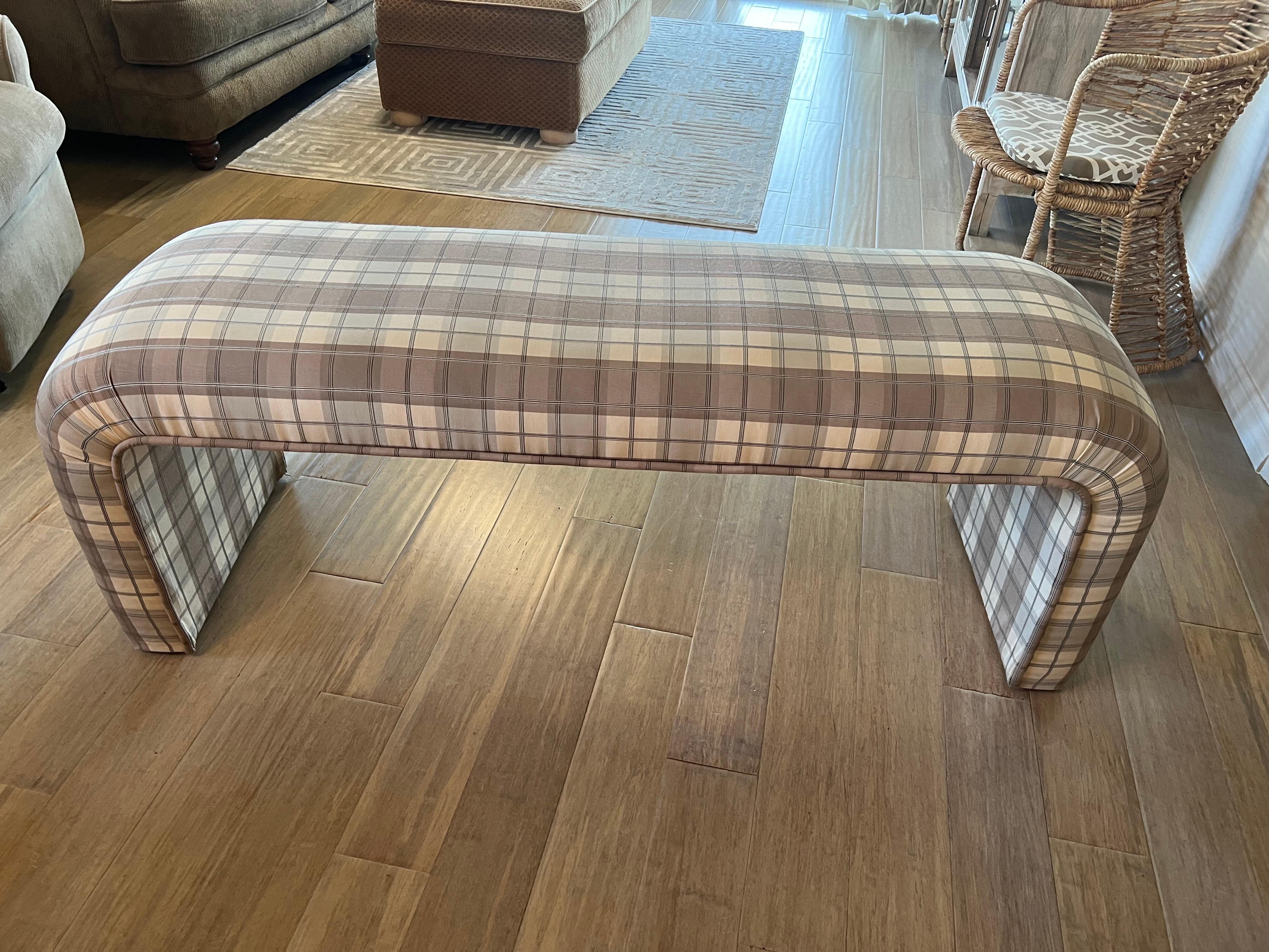 Post Modern Waterfall Bench For Sale 1