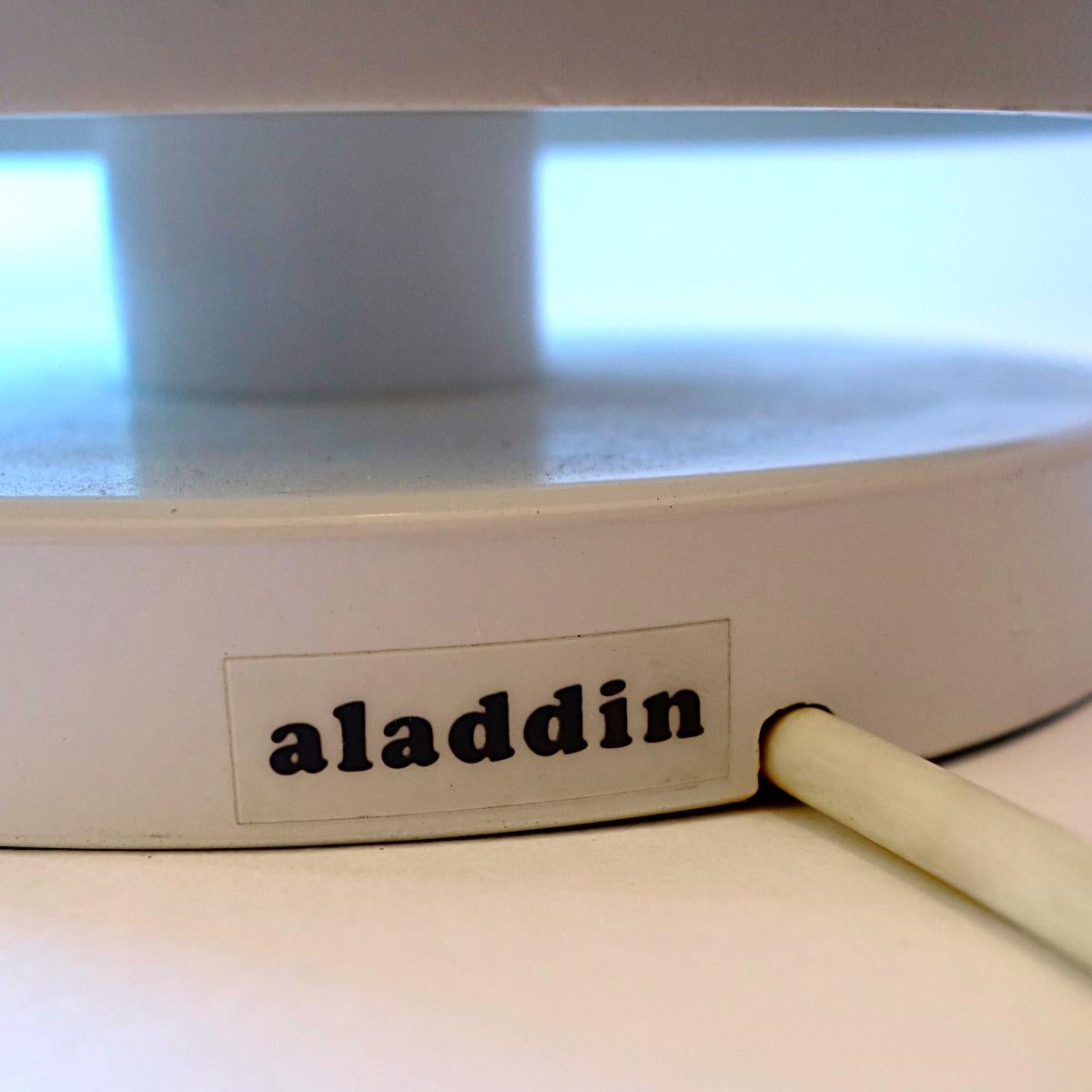 Post-Modern Postmodern White Table Lamp Aladdin Designed by Harco Loor