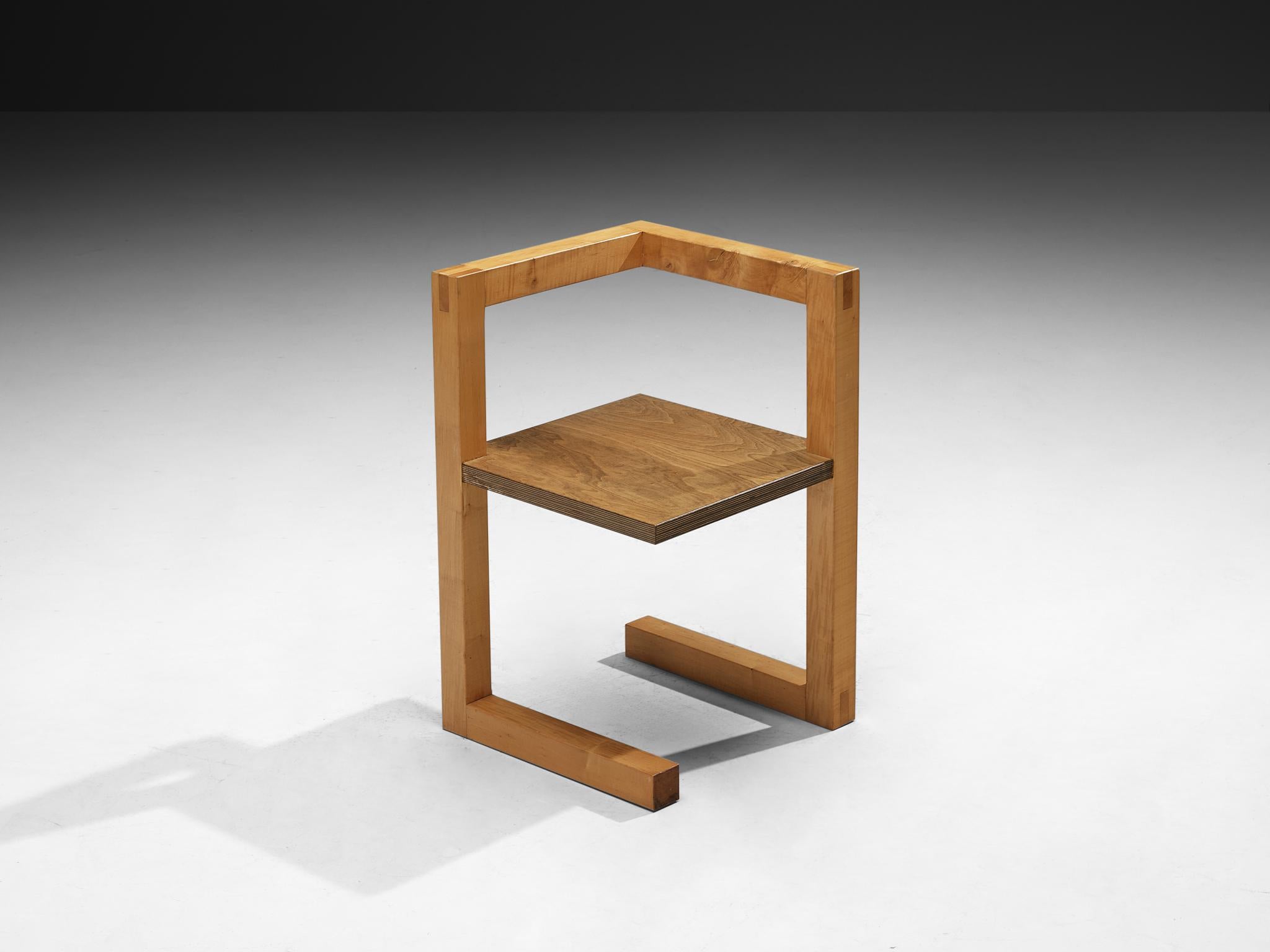 Ensemble de salle à manger post-moderne Willem Noyons avec table et chaises en Wood en vente 7