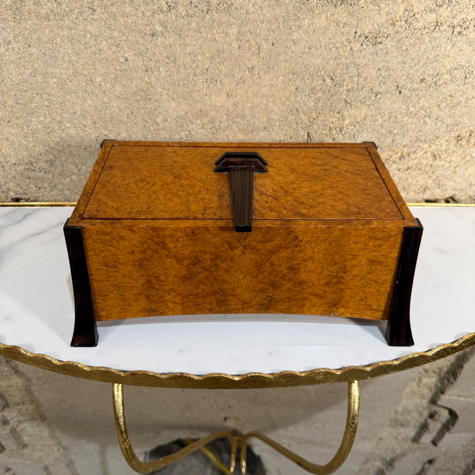 Post-Modern Post Modern Wood Jewelry Box Woodworking Studio For Sale