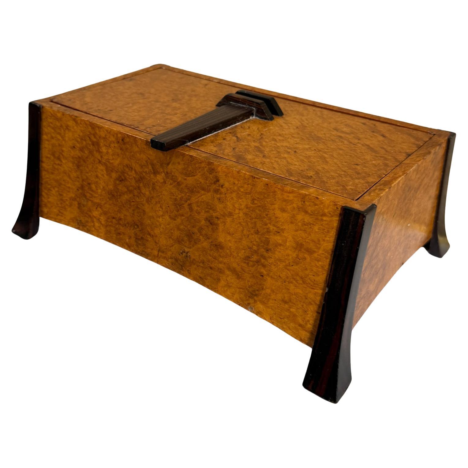 Post Modern Wood Jewelry Box Woodworking Studio For Sale