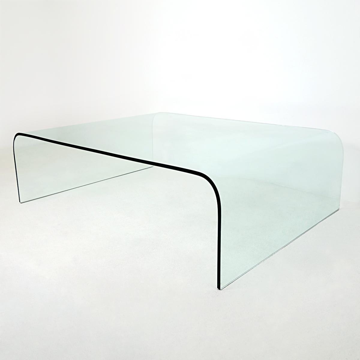 Post-Modern Postmodern XL Wide Waterfall Cocktail Table by Angelo Cortesi for Fiam Italia