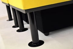 Post Modern Yellow and Black Artifort Sofa