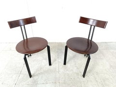 Post modern Zeta dining chairs by Martin Haksteen for Harvink, 1980s