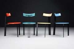 Postmoderne Zeta-Esszimmerstühle von Martin Haksteen für Harvink, Niederlande