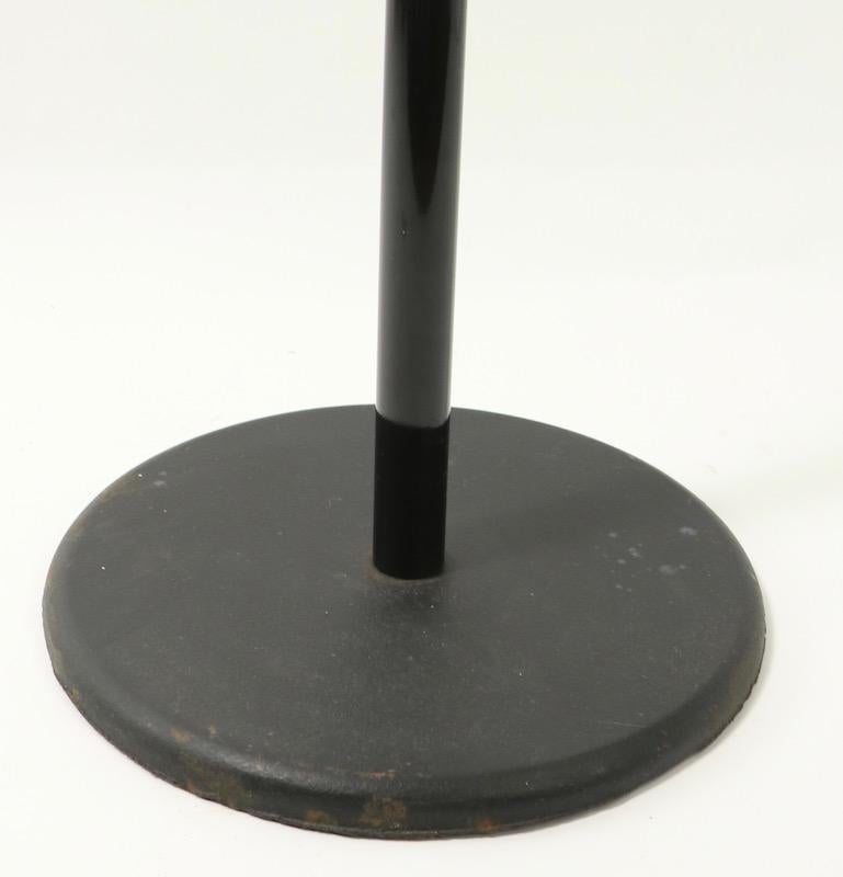 Post Modernist Italian Black Lacquered Coat Tree Stand 1