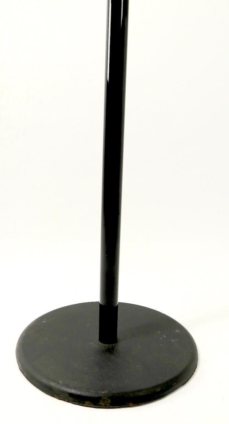 Post Modernist Italian Black Lacquered Coat Tree Stand 2