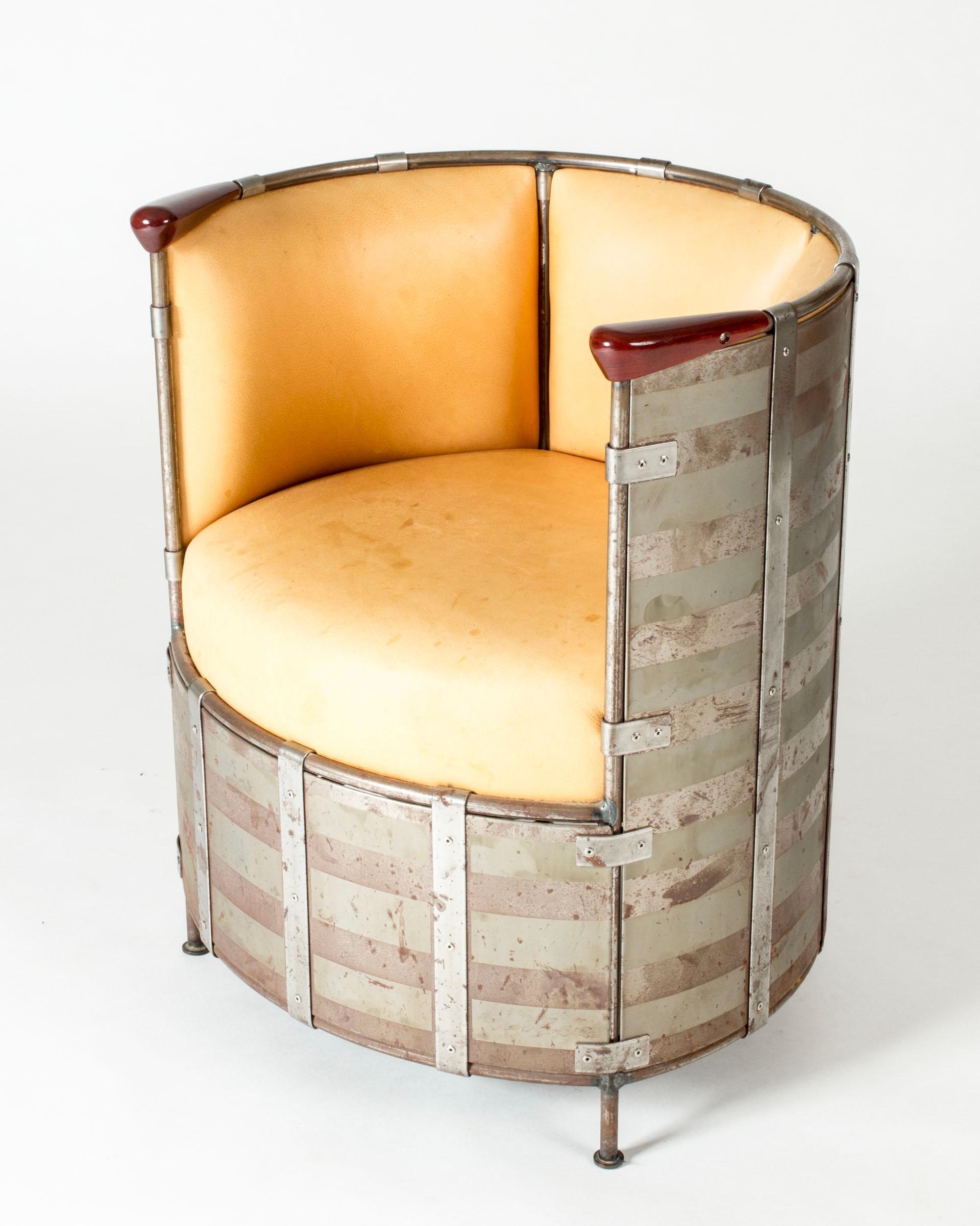 Chaise longue post-moderniste en peau d'élan, Mats Theselius, Källemo, Suède, 1991 Bon état - En vente à Stockholm, SE