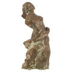 Scultura astratta in bronzo del dopoguerra