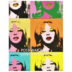 Andy Warhol Cover Nachkriegs- & Zeitgenössische Kunst Christie's New York Catalog Book 