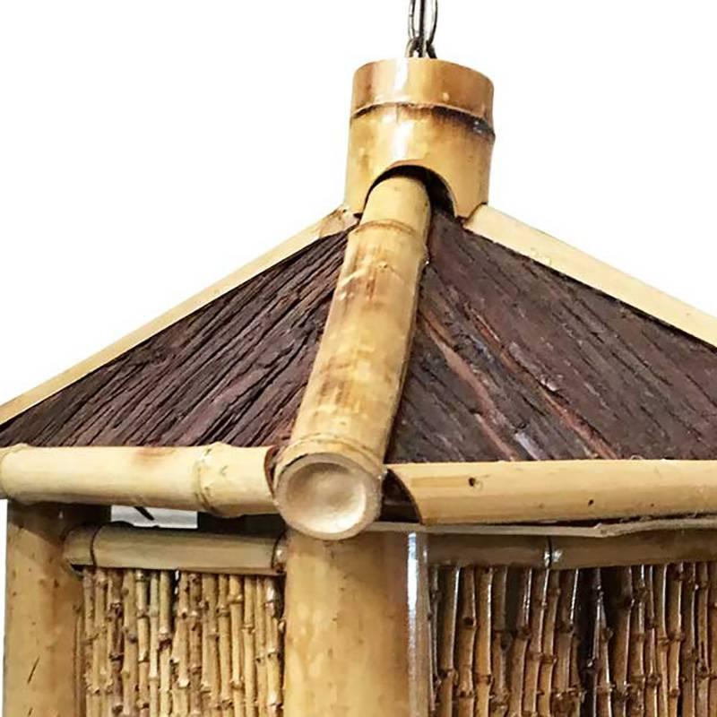 hanging bamboo lamp