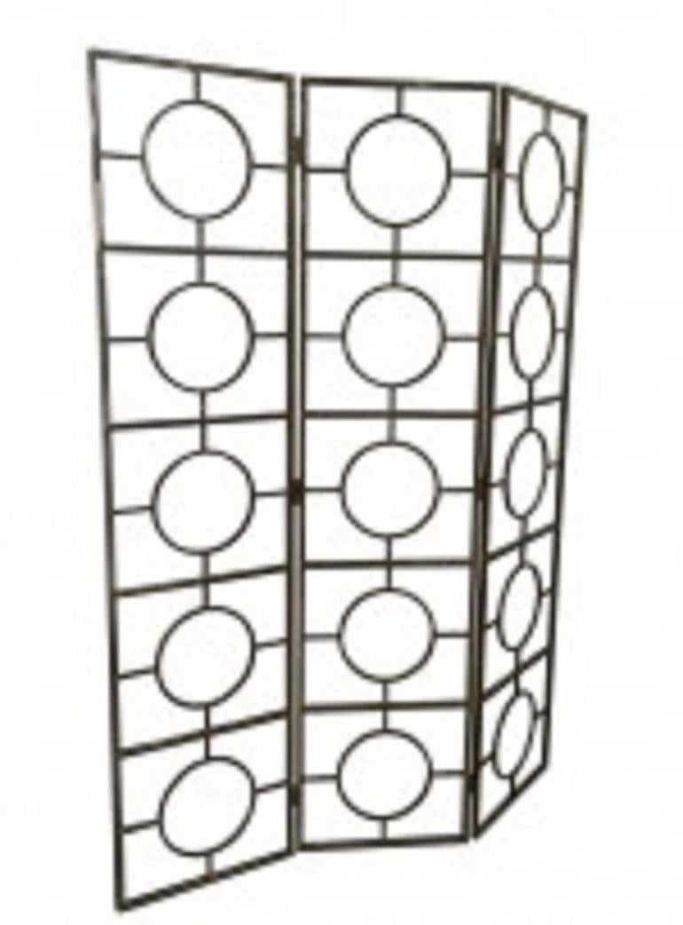 Biombo de 3 pliegues Post Design Estadounidense en venta