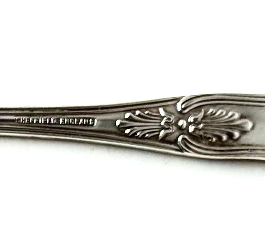 Other Post War Pair Silver Plate Salad Spoons in Original Case. For Sale