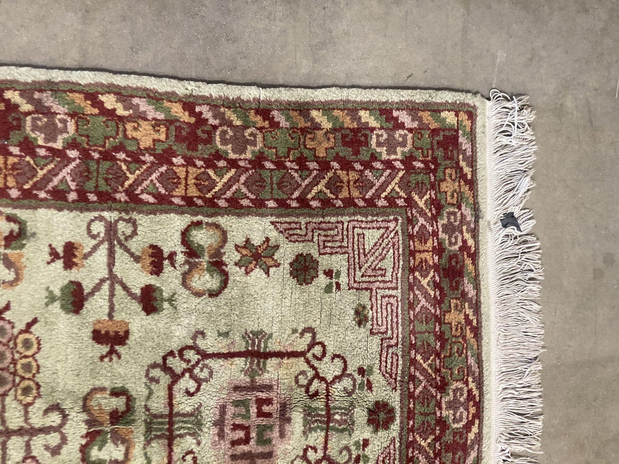 Post War Persian Style Runner Hand Loom 1950s Rug Runner For Sale 3