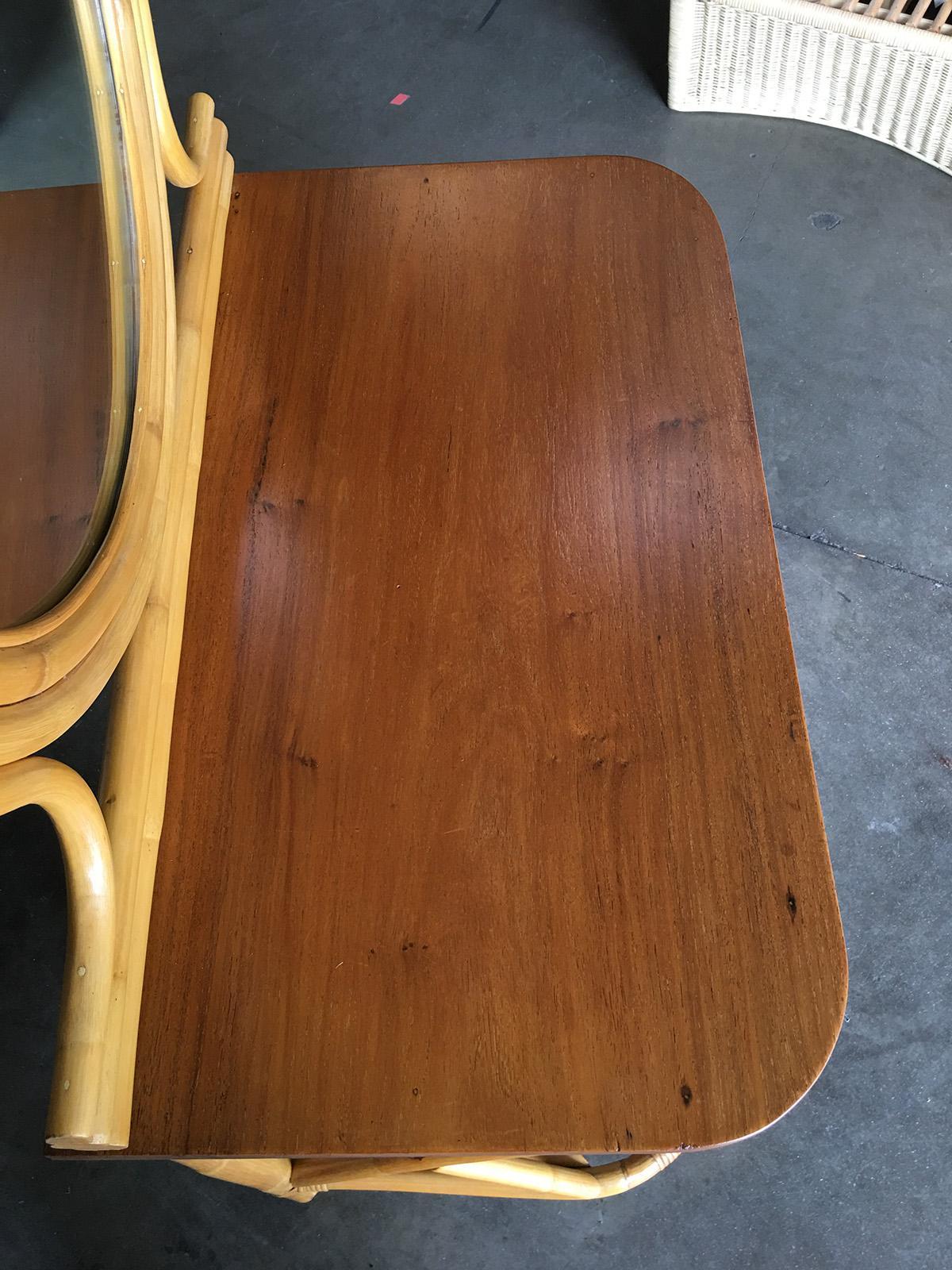 rattan vanity