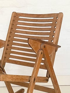 Post War Slovenian Design Rex Foldable Rocking Chair by Niko Kralj, 1950s  For Sale at 1stDibs