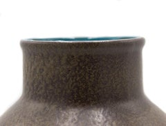 Post-War West Germany Brown and Yellow Vase
