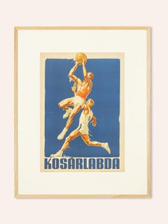 Poster: Basketball European Championship, 1955