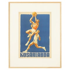 Poster: Basketball European Championship, 1955