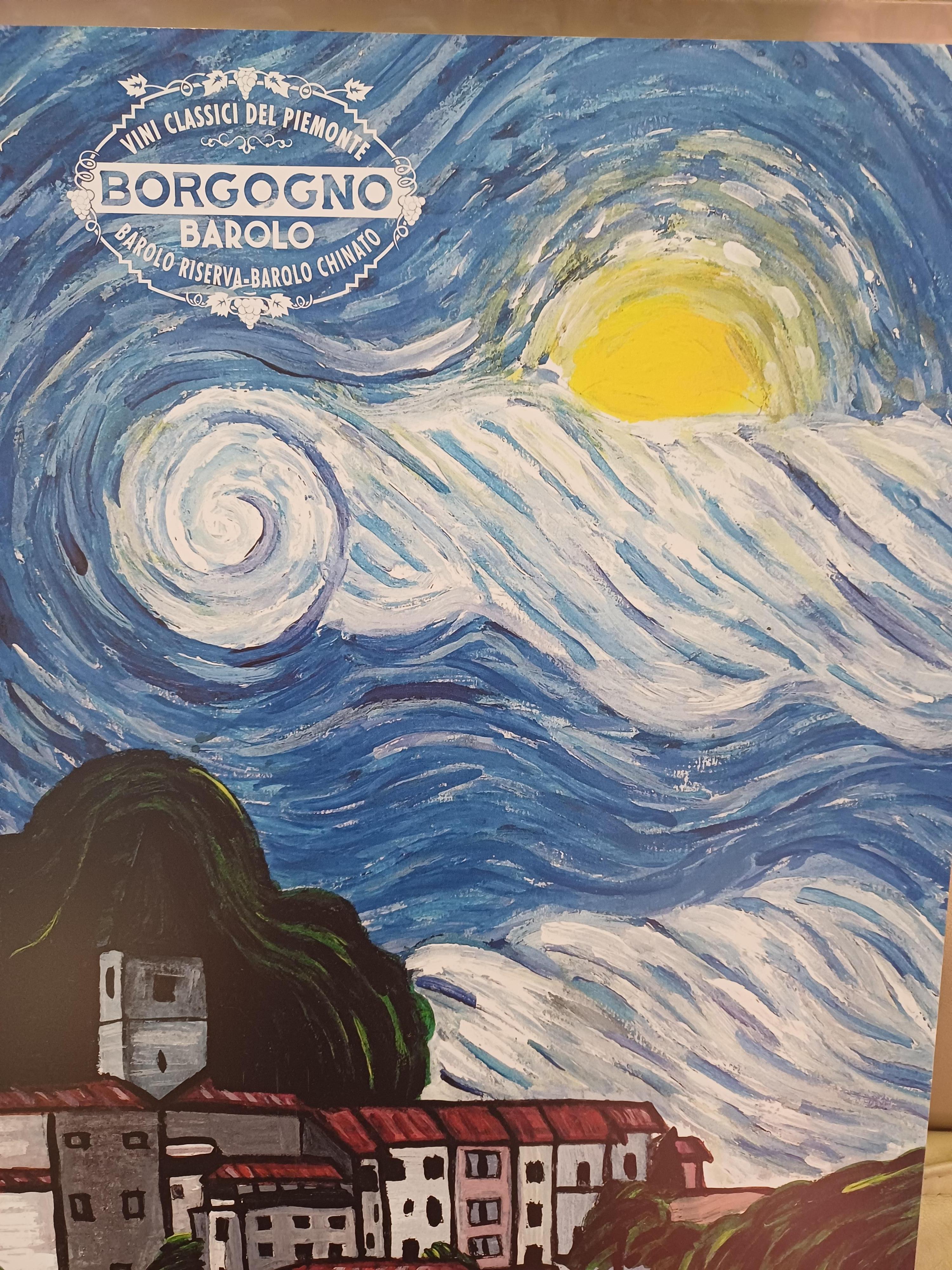 Borgogno Barolo Italiano Plakat.
Elegantes Poster auf Laminat, bereit zum Aufhängen an der Wand.
