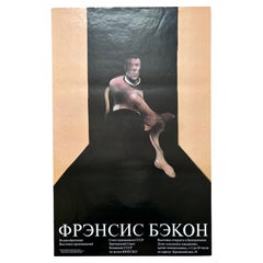 Retro Poster for Francis Bacon’s First Russian Exhibition Poster