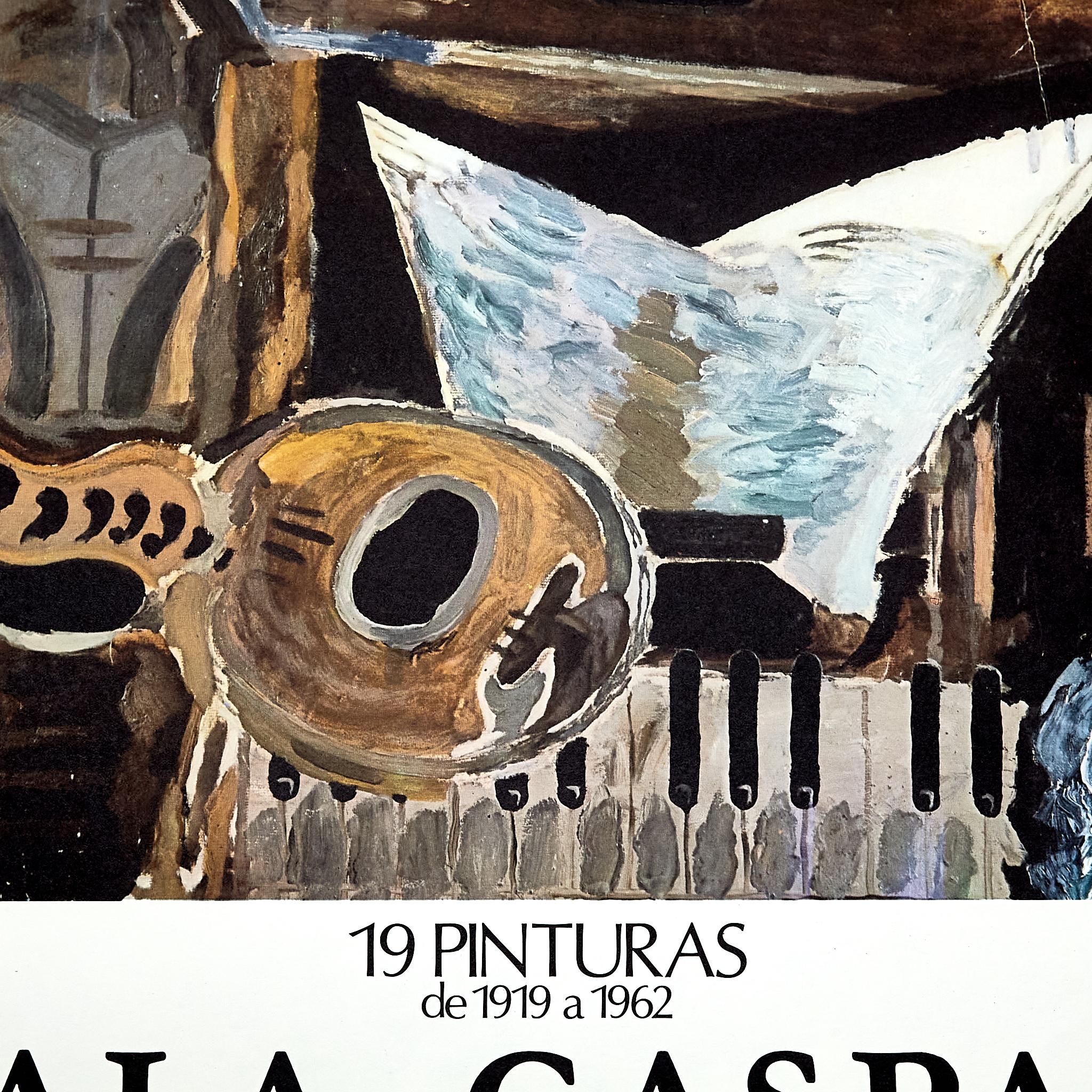 Mid-Century Modern Affiche pour la pièce Gaspar de Georges Braque, vers 1975. en vente