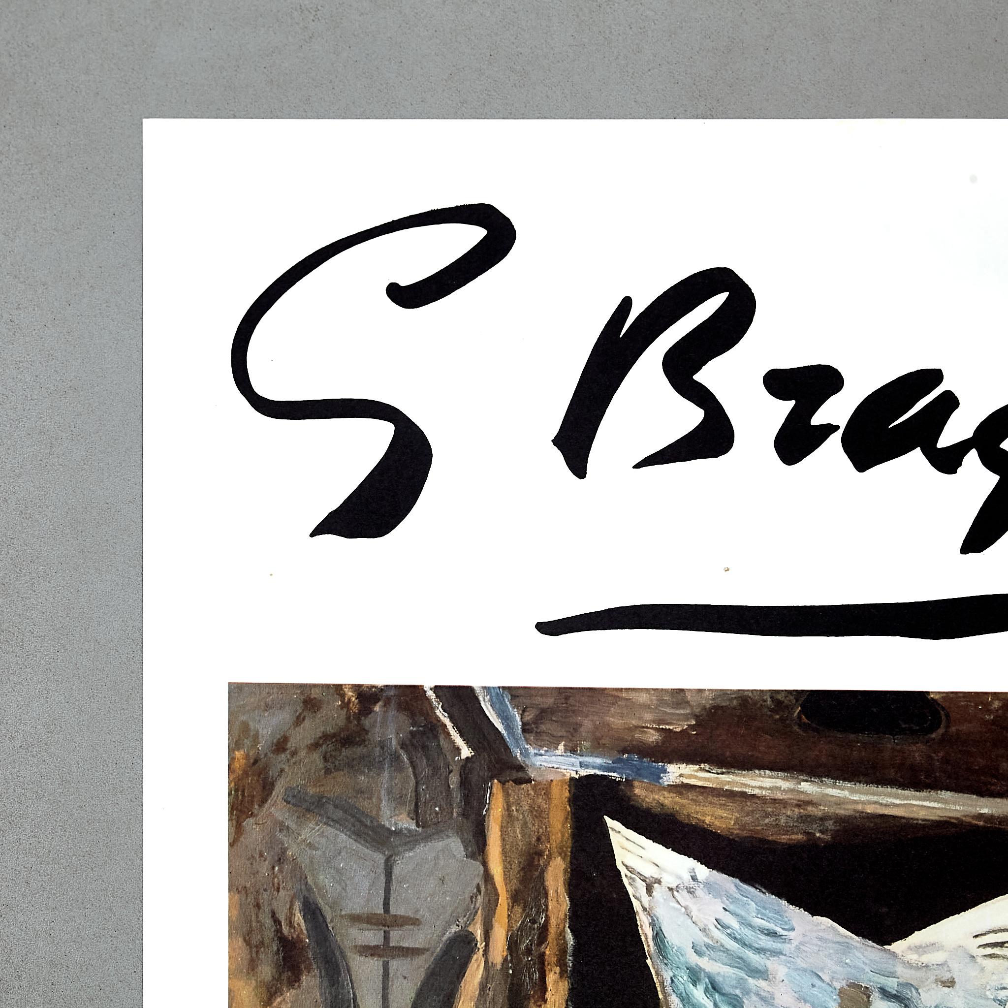 Affiche pour la pièce Gaspar de Georges Braque, vers 1975. Bon état - En vente à Barcelona, Barcelona