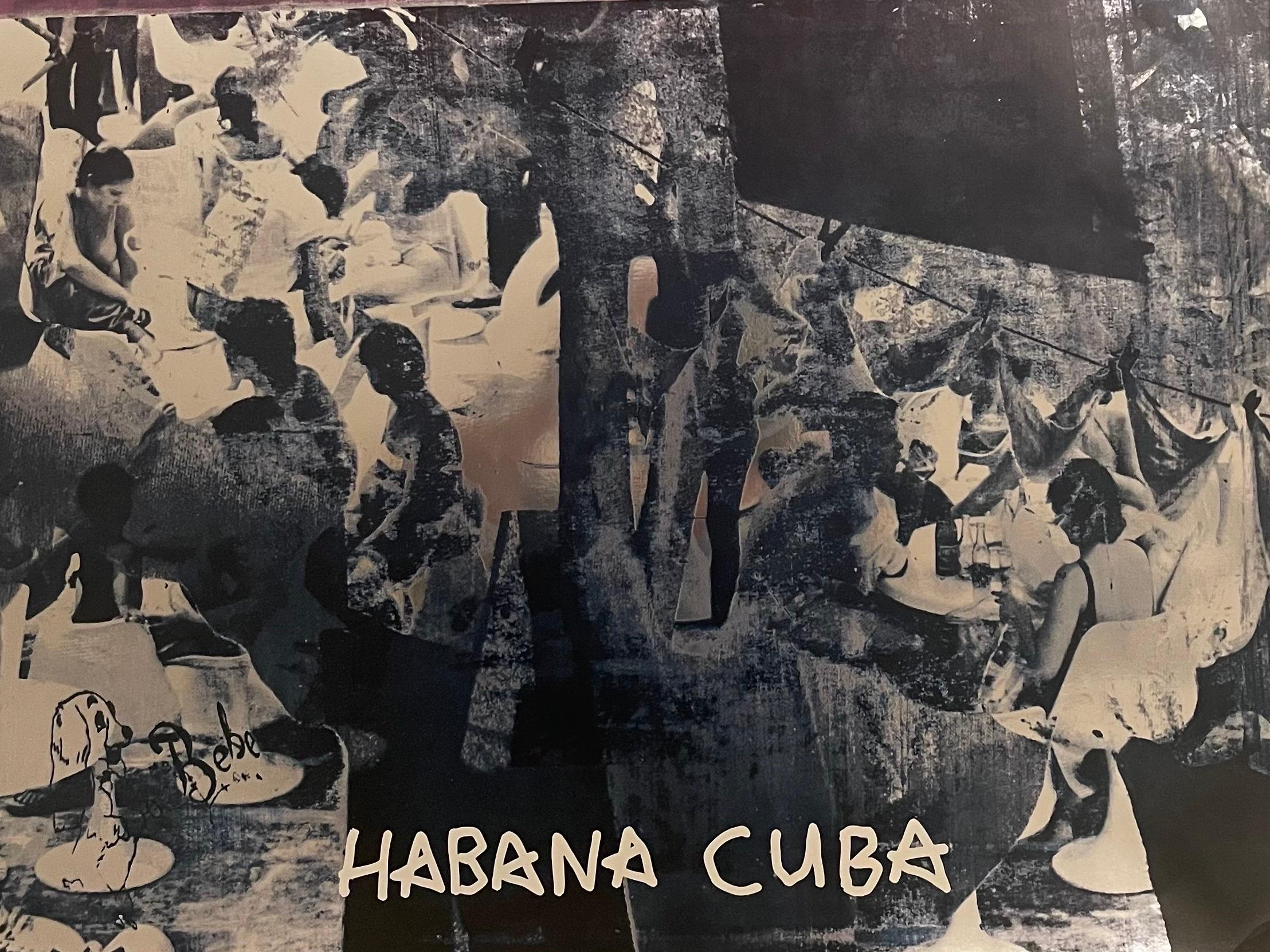20th Century Poster for Roci Cuba, Casa De Las Americas by Robert Rauschenberg, 1988