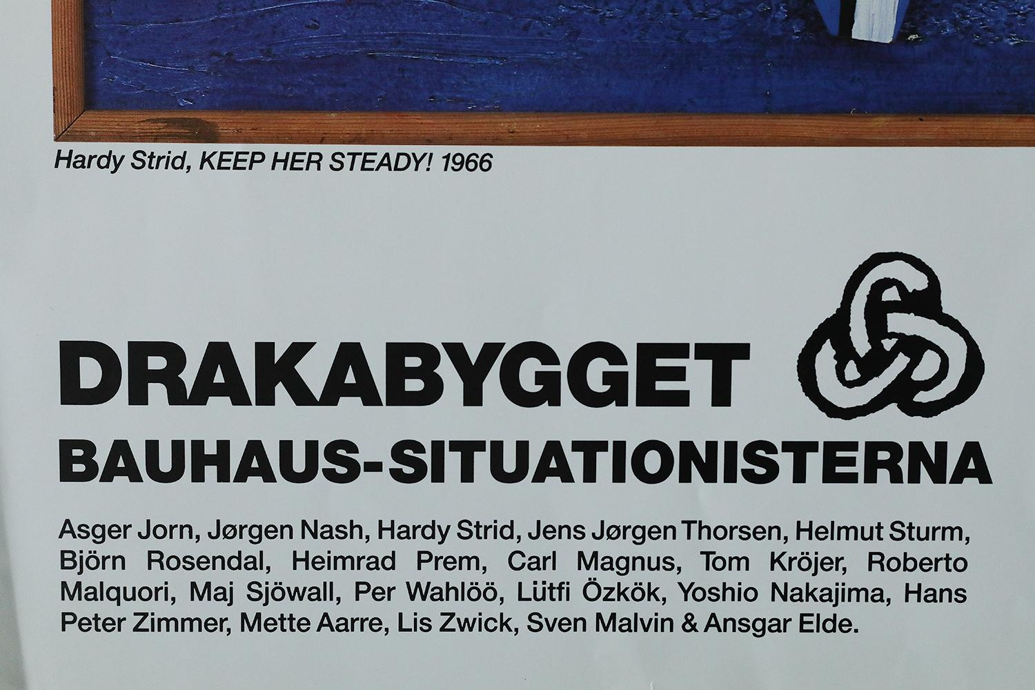 Swedish Poster from the Nordiskt 60-tal exhibition at Kulturhuset Stockholm, 1990 For Sale