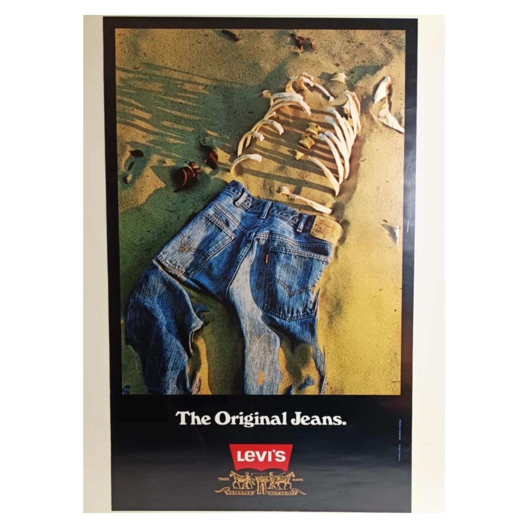 Poster LEVI
S by Young 
Rubicam , original 1976