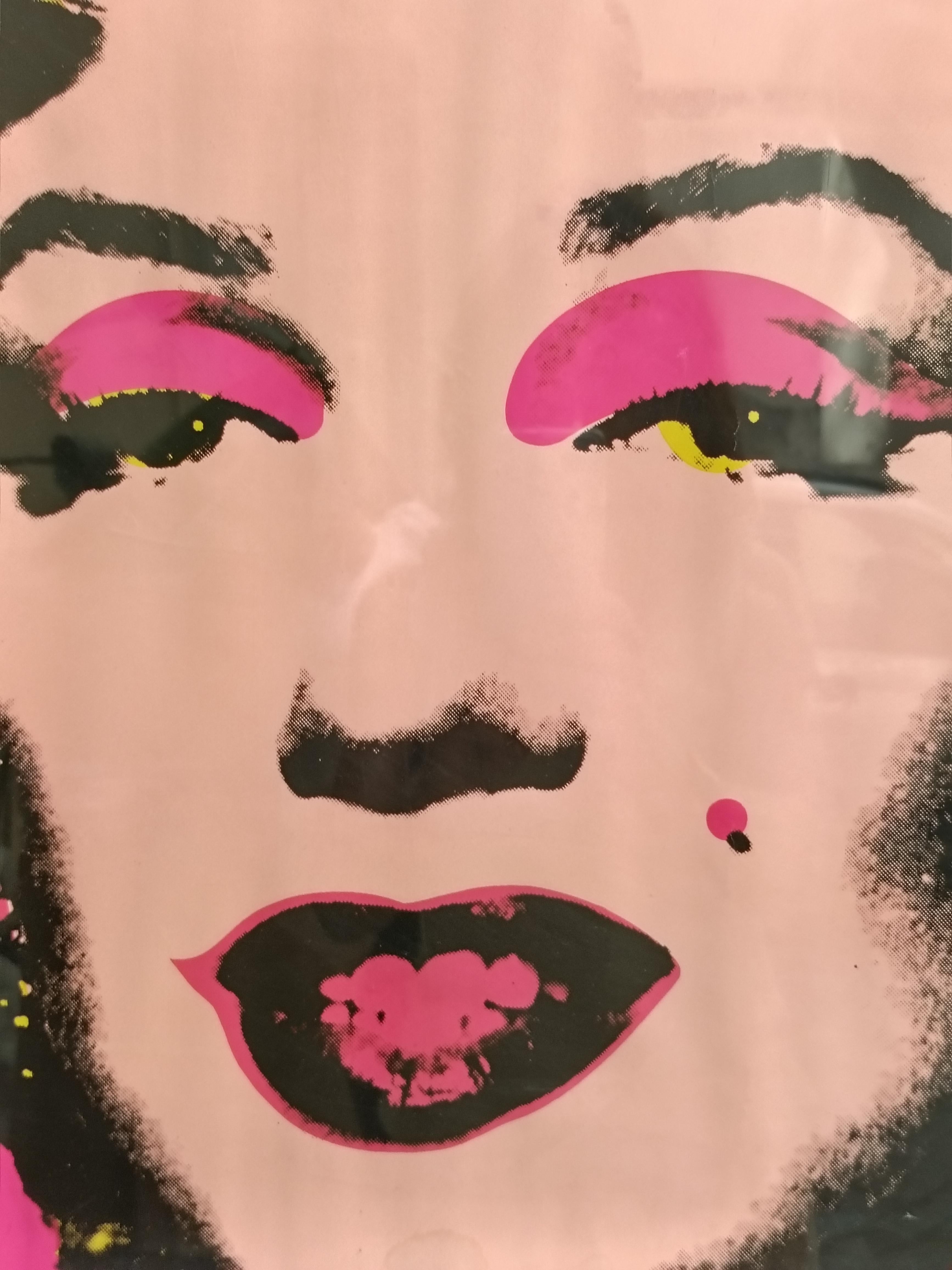 Plakat 'MARILYN' nach einem Entwurf von Andy Warhol, Italien 1990 (Italian) im Angebot