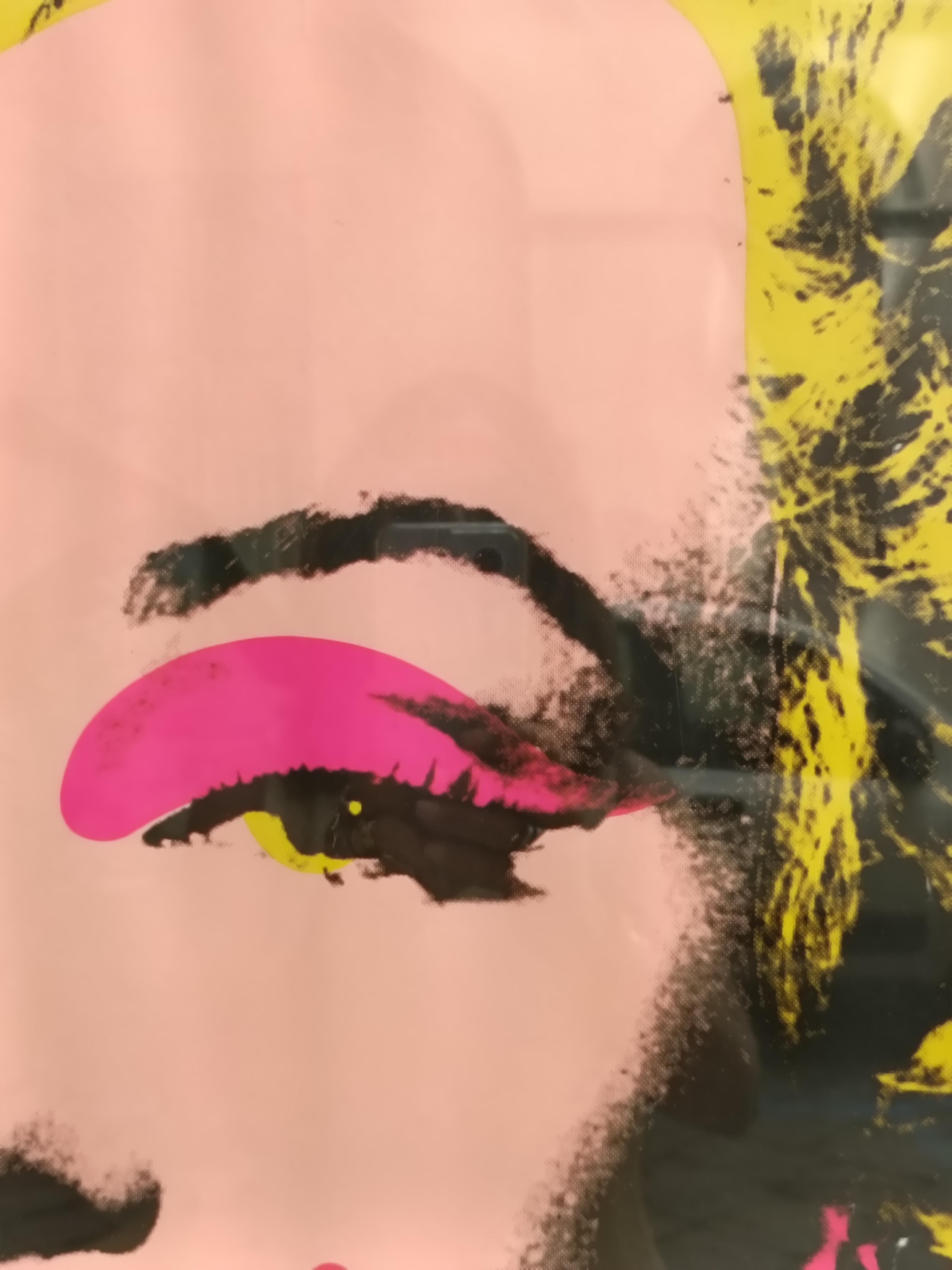 Plakat 'MARILYN' nach einem Entwurf von Andy Warhol, Italien 1990 im Zustand „Gut“ im Angebot in Naples, IT