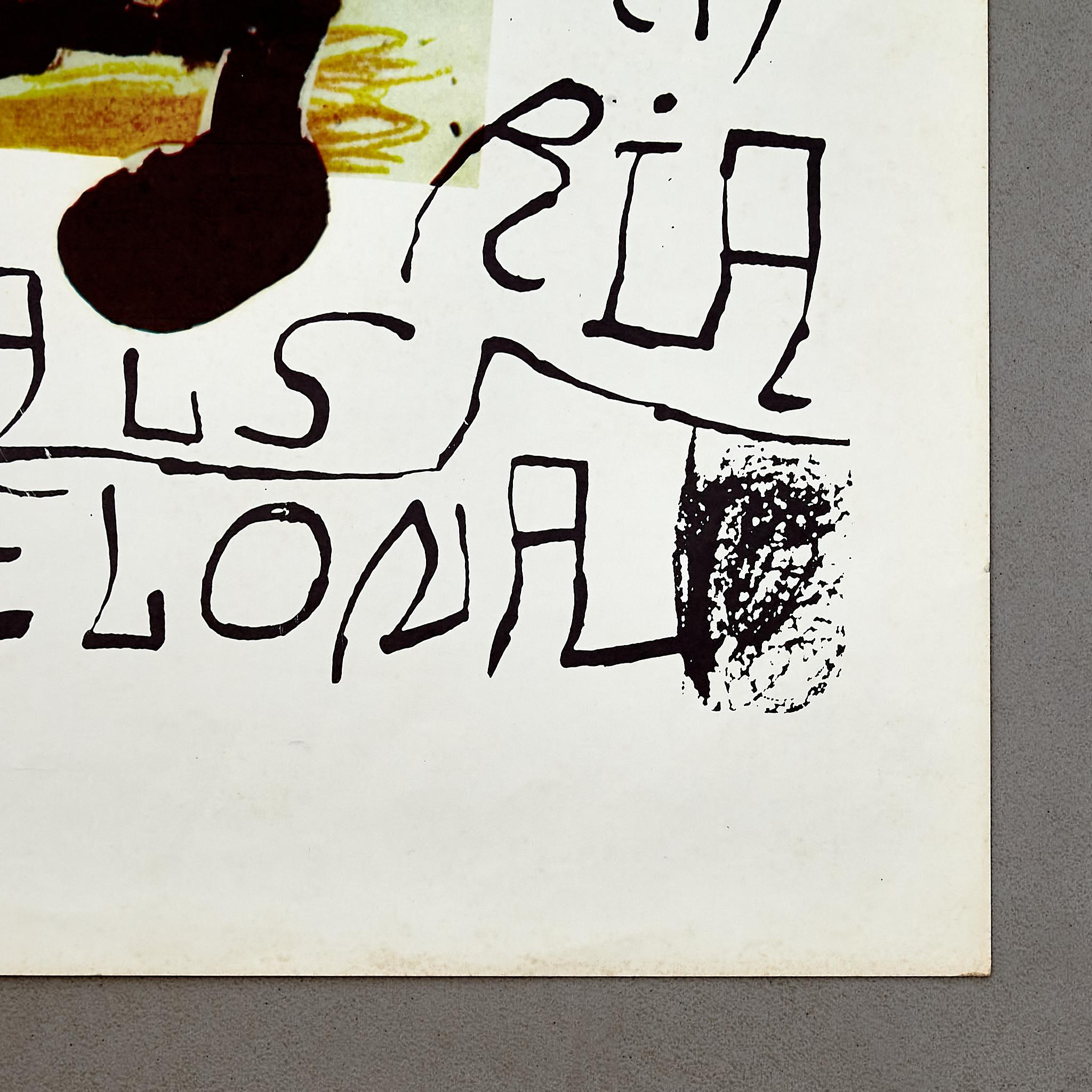 Papier Affiche du CIRCA Maria Canale par Joan Miró, vers 1979. en vente
